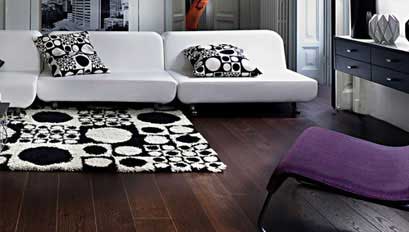 Kahrs Nouveau Black Oak Engineered Wood Flooring, Lacquered